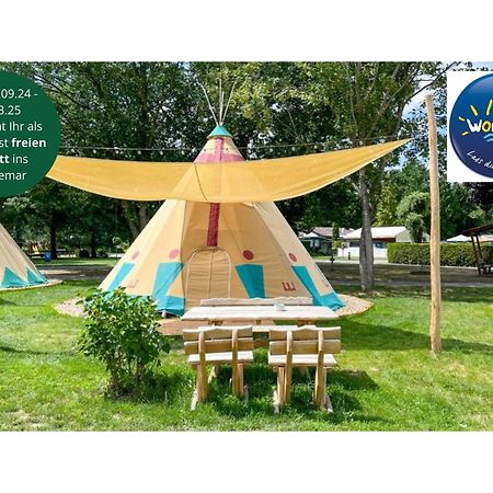 Ferienwohnung Tipi Illinois Falkenburg Exterior foto