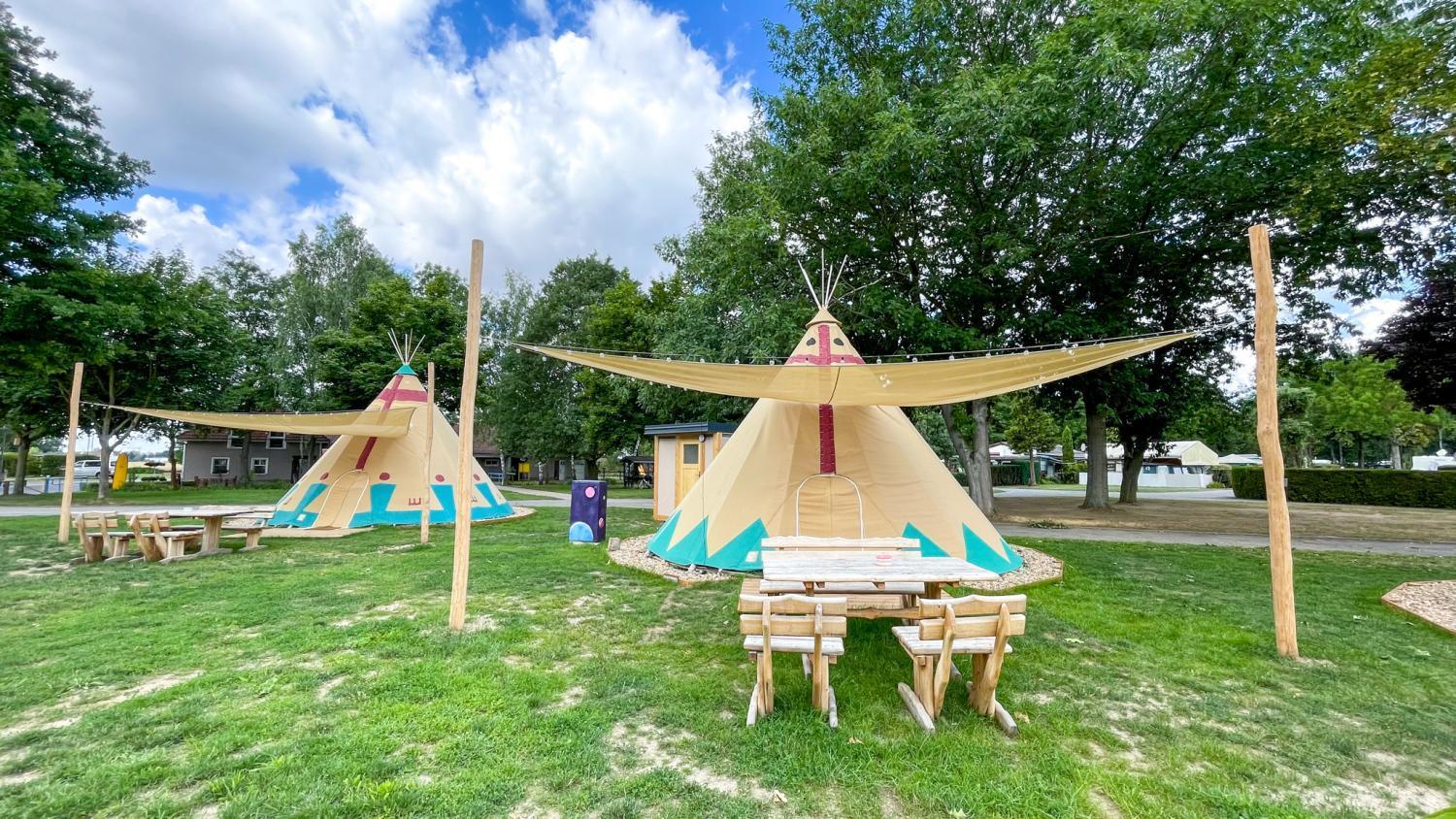 Ferienwohnung Tipi Illinois Falkenburg Exterior foto